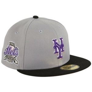 Hat Club Exclusive New Era 59Fifty Fuji PBJ New York Mets Hat Size 7 1/8
